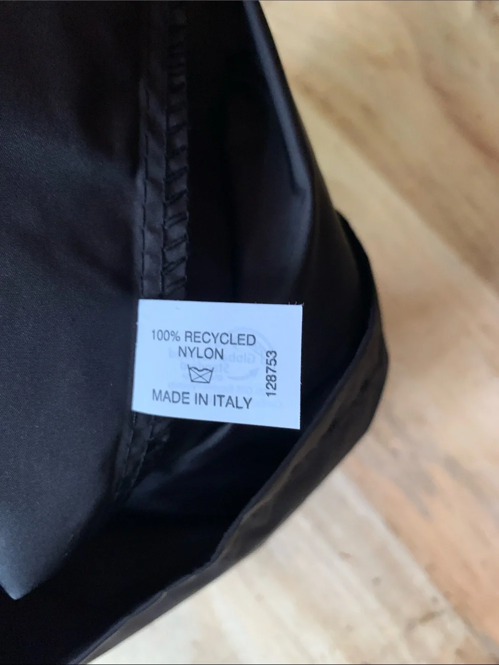 PRADA Black Nylon Drawstring Dust Bag